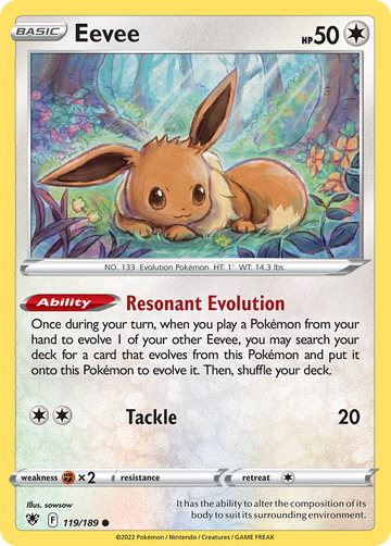 119/189 - Eevee - [Common]