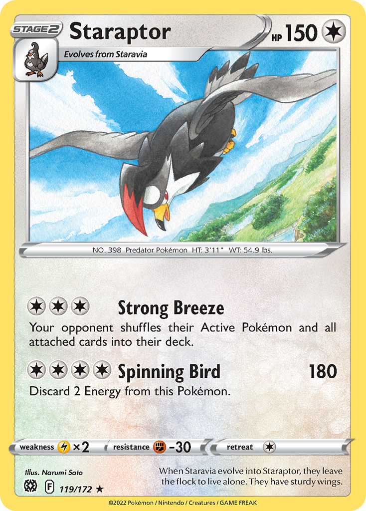 119/172 - Staraptor - [Rare]