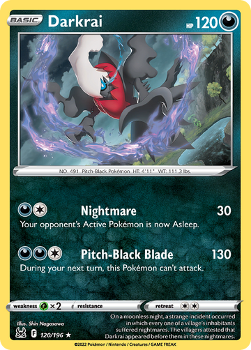 120/196 - Darkrai - [Rare Holo]