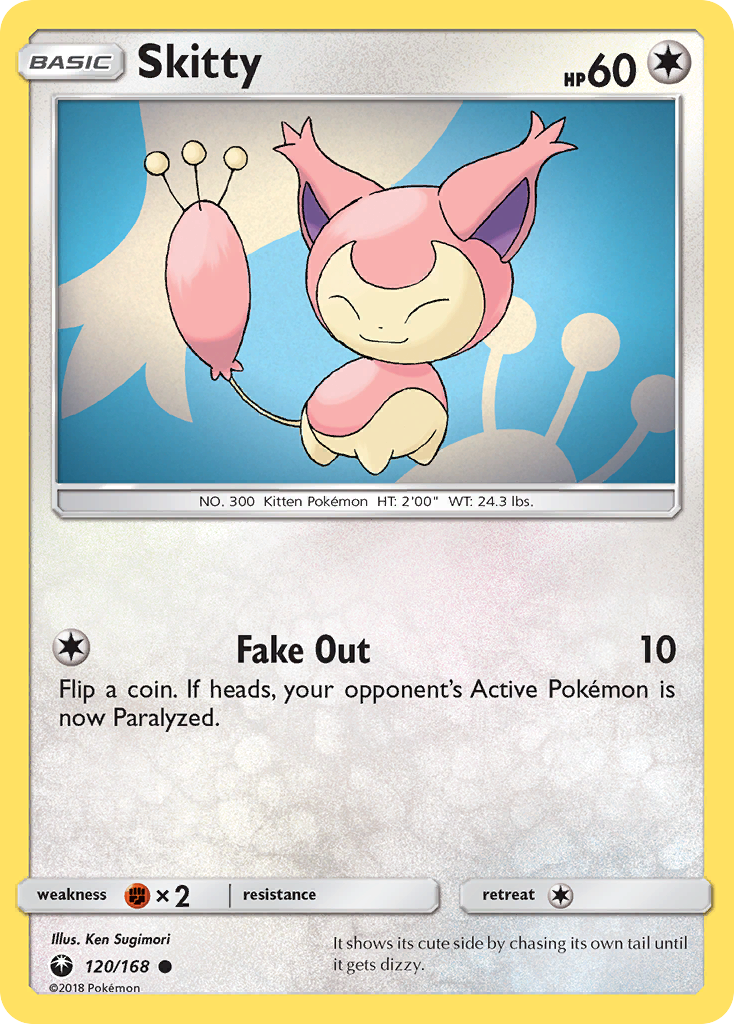 Pokémonkaart 120/168 - Skitty - Celestial Storm - [Common]