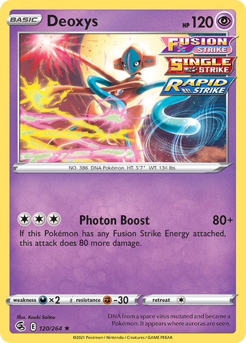 120/264 - Deoxys - [Rare Holo] - Reverse Holo