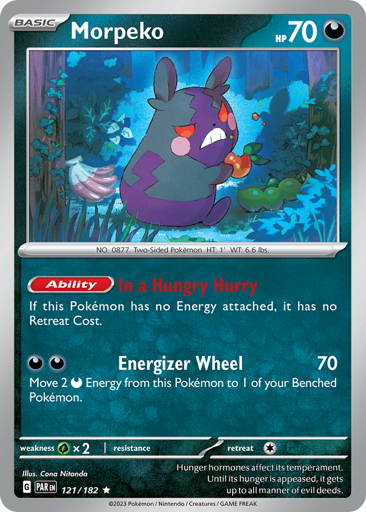 121/182 - Morpeko - [Rare] - Reverse Holo-Pokemeister