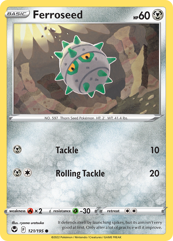 121/195 - Ferroseed - [Common] - Reverse Holo