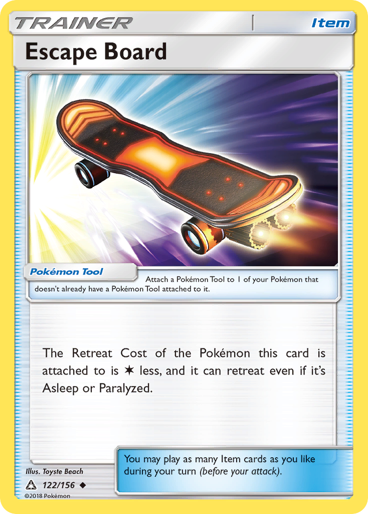 Pokémonkaart 122/156 - Escape Board - Ultra Prism - [Uncommon]