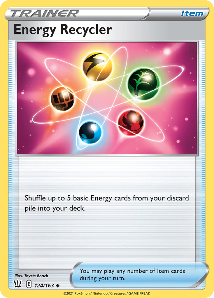 Pokémonkaart 124/163 - Energy Recycler - Battle Styles - [Uncommon]