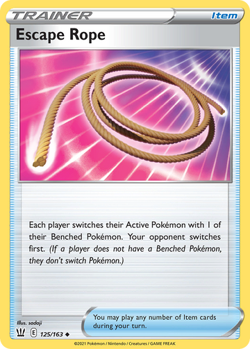 125/163 - Escape Rope - Reverse Holo - [Uncommon]
