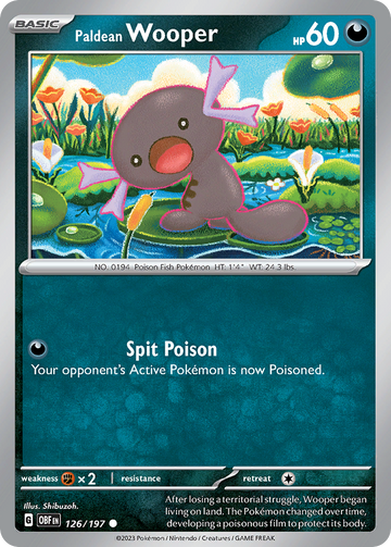 126/197 - Paldean Wooper - [Common]