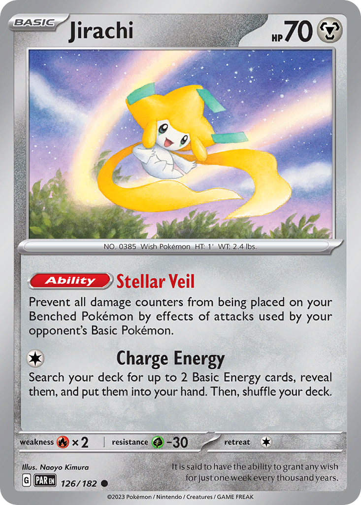 126/182 - Jirachi - [Common] - Reverse Holo-Pokemeister
