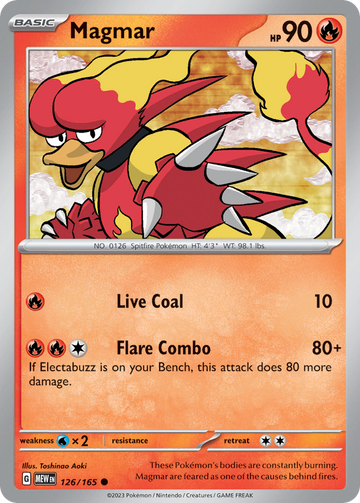 126/165 - Magmar - [Common]