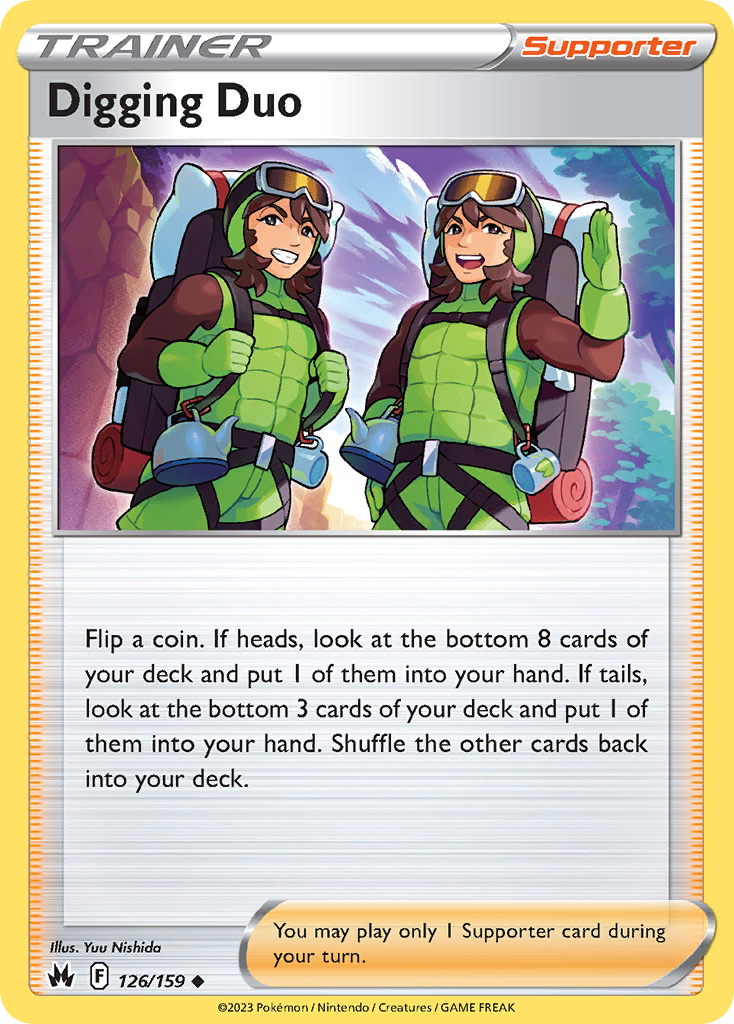 126/159 - Digging Duo - [Uncommon] - Reverse Holo