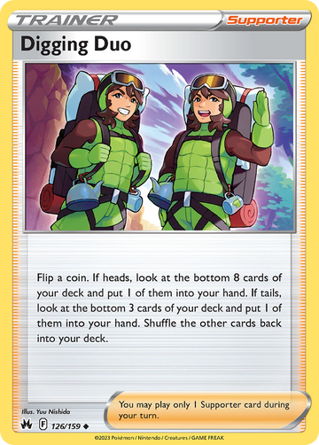 126/159 - Digging Duo - [Uncommon] - Reverse Holo