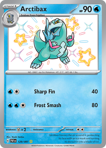 129/091 - Arctibax - [Shiny Rare]