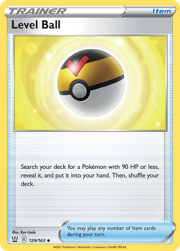Pokémonkaart 129/163 - Level Ball - Battle Styles - [Uncommon]