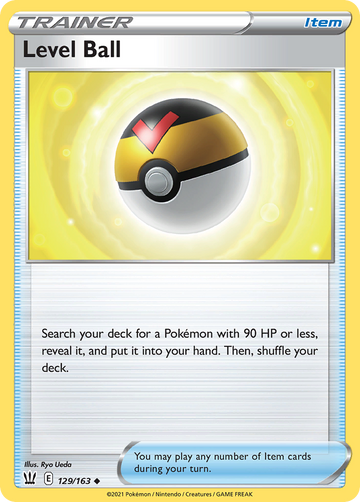 Pokémonkaart 129/163 - Level Ball - Battle Styles - [Uncommon]
