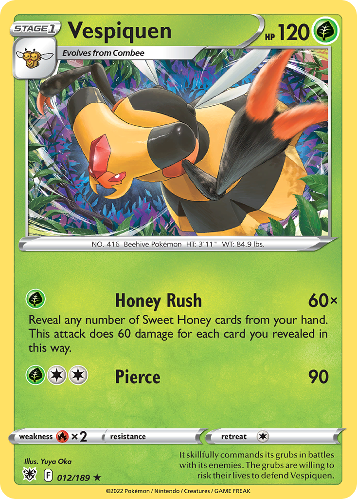 012/189 - Vespiquen - Reverse Holo - [Rare]