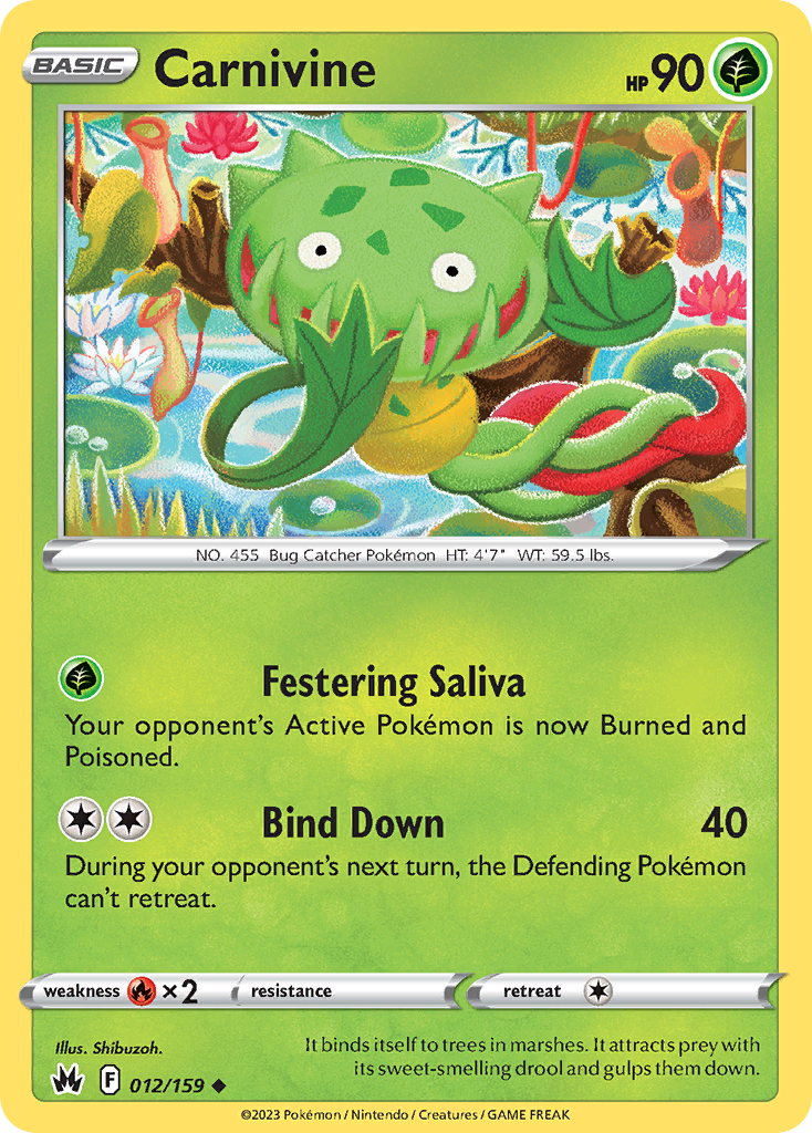 012/159 - Carnivine - [Uncommon] - Reverse Holo