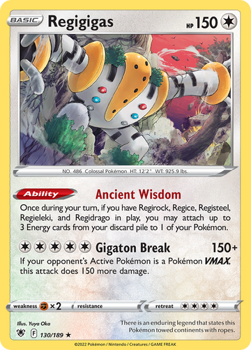 130/189 - Regigigas - [Rare Holo]