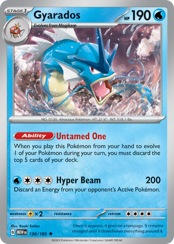 130/165 - Gyarados - [Rare]