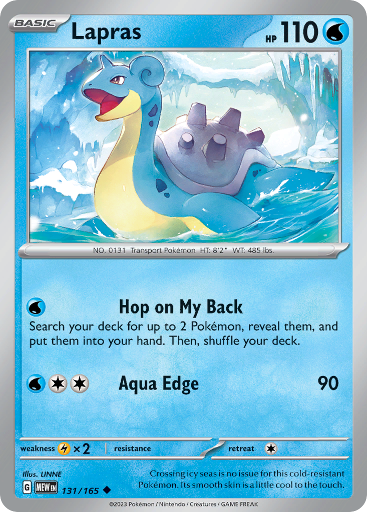 131/165 - Lapras - [Uncommon]