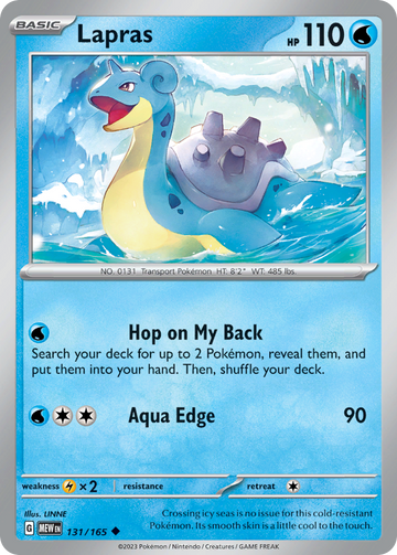 131/165 - Lapras - [Uncommon]