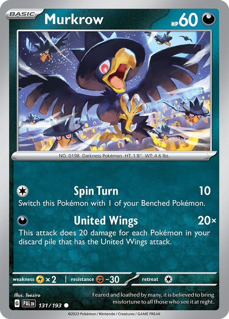 131/193 - Murkrow - [Common] - Reverse Holo