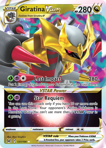 131/196 - Giratina VSTAR - [Rare Holo VSTAR]