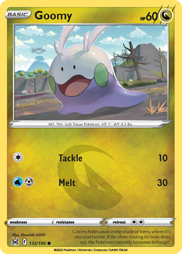 132/196 - Goomy - Reverse Holo - [Common]