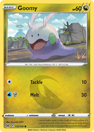 132/196 - Goomy - Reverse Holo - [Common]