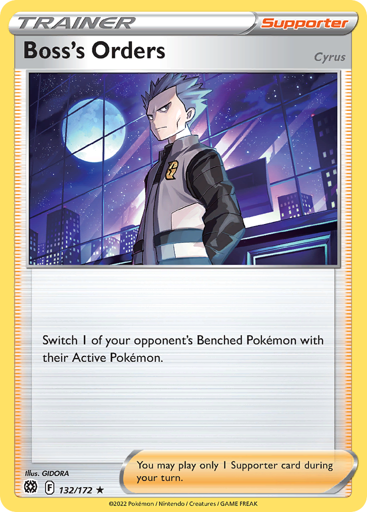 132/172 - Boss's Orders - Reverse Holo - [Rare Holo]