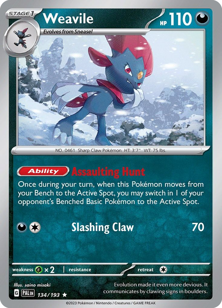 134/193 - Weavile - [Rare]
