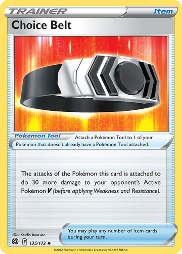 135/172 - Choice Belt - Reverse Holo - [Uncommon]