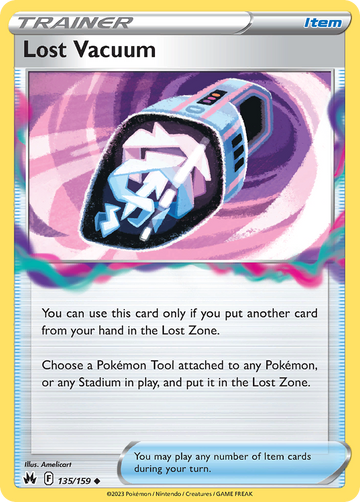 135/159 - Lost Vacuum - [Uncommon] - Reverse Holo