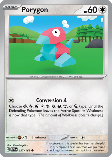 137/165 - Porygon - [Common]