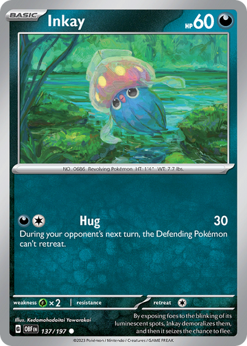 137/197 - Inkay - [Common] - Reverse Holo