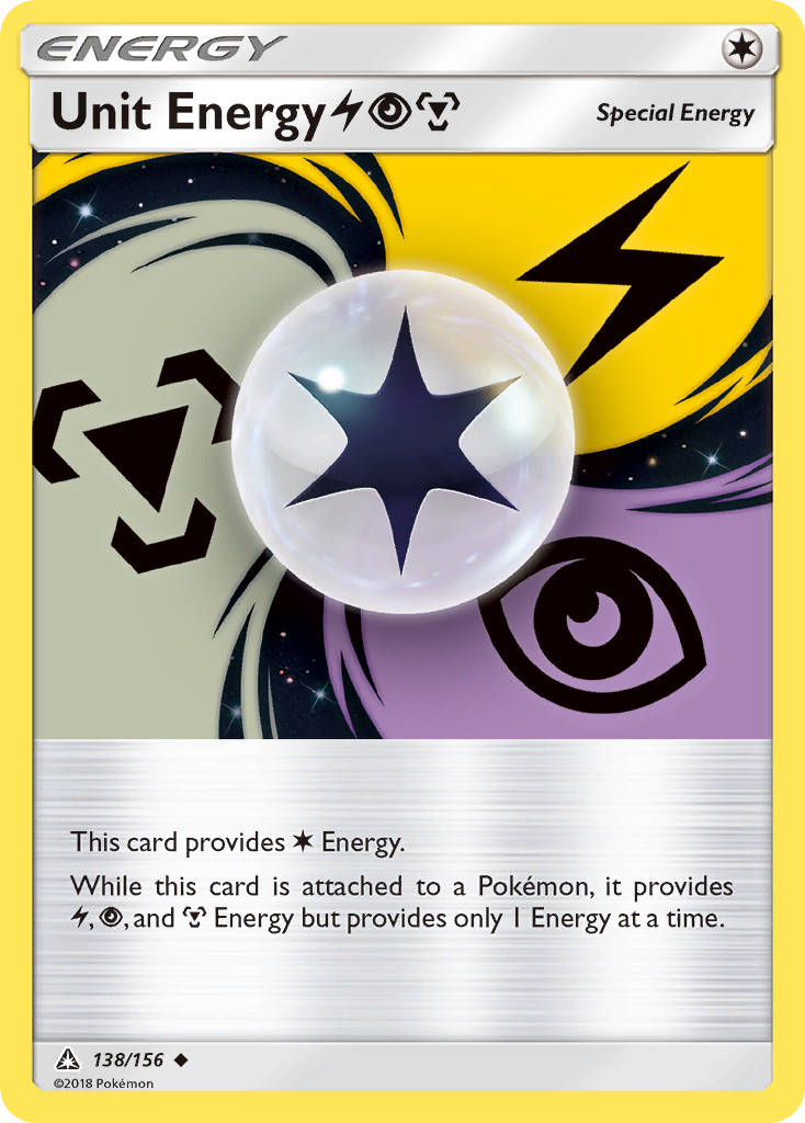 Pokémonkaart 138/156 - Unit Energy LightningPsychicMetal - Ultra Prism - [Uncommon]