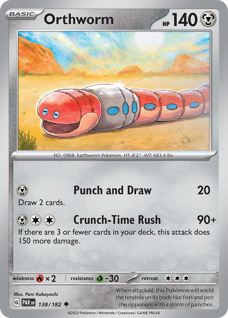 138/182 - Orthworm - [Uncommon]-Pokemeister