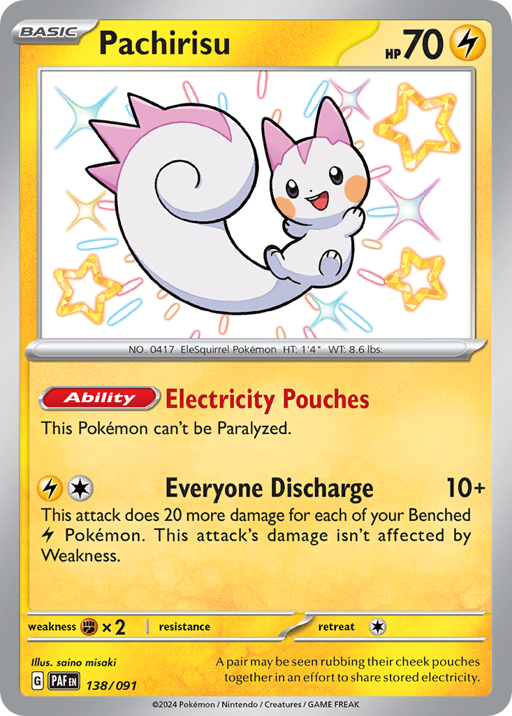 138/091 - Pachirisu - [Shiny Rare]