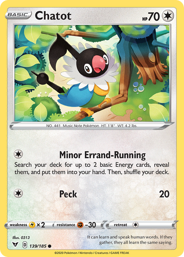 139/185 - Chatot - [Common]