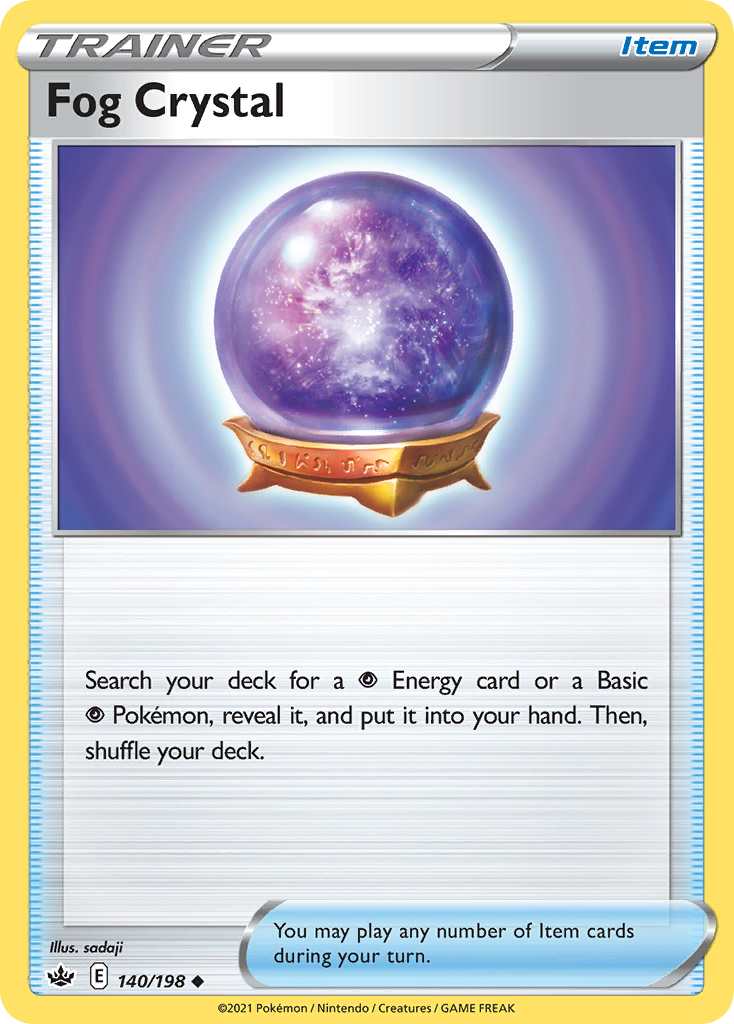 Pokémonkaart 140/198 - Fog Crystal - Chilling Reign - [Uncommon]