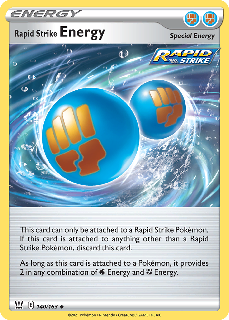 Pokémonkaart 140/163 - Rapid Strike Energy - Battle Styles - [Uncommon]