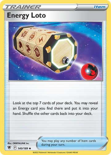 140/189 - Energy Loto - Reverse Holo - [Uncommon]