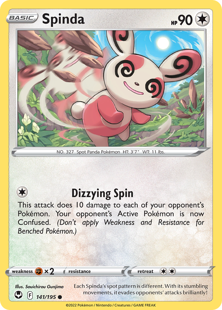 141/195 - Spinda - [Common] - Reverse Holo