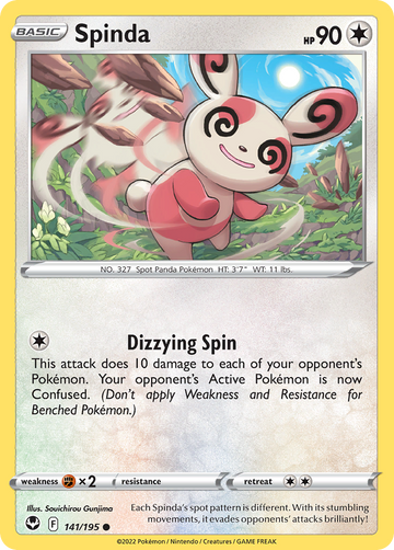 141/195 - Spinda - [Common] - Reverse Holo