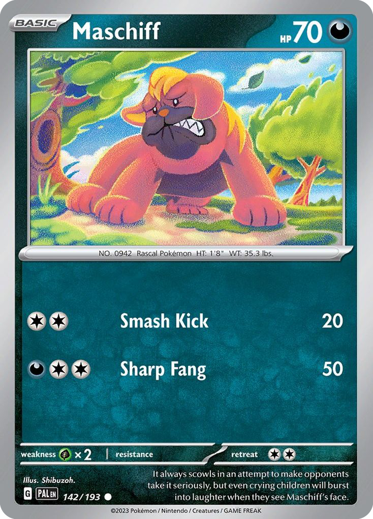 142/193 - Maschiff - [Common] - Reverse Holo