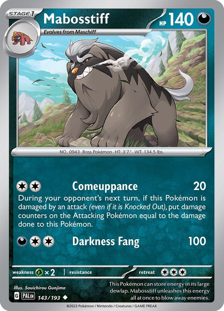143/193 - Mabosstiff - [Uncommon] - Reverse Holo