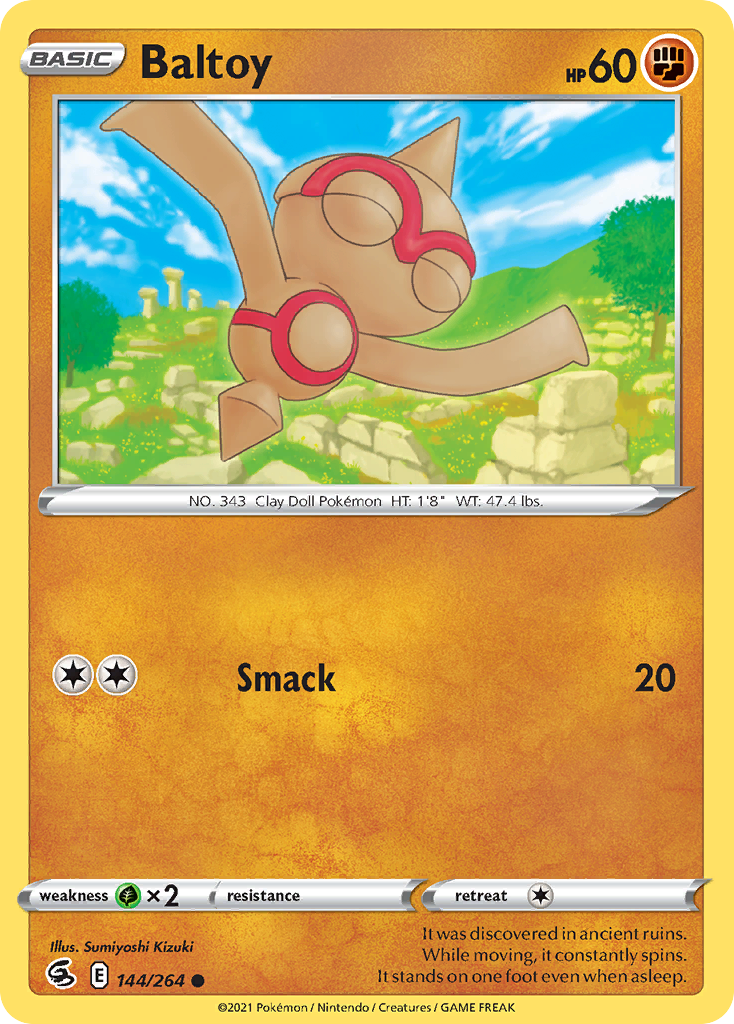 Pokémonkaart 144/264 - Baltoy - Fusion Strike - [Common]