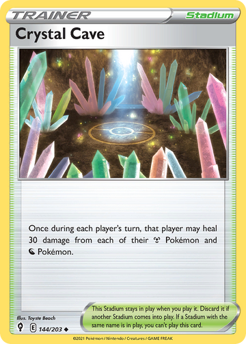 144/203 - Crystal Cave - Reverse Holo - [Uncommon]