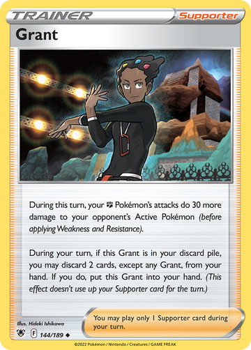 144/189 - Grant - Reverse Holo - [Uncommon]