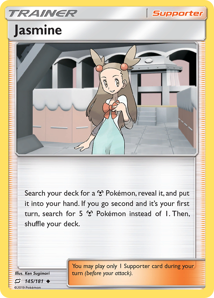 Pokémonkaart 145/181 - Jasmine - Team Up - [Uncommon]
