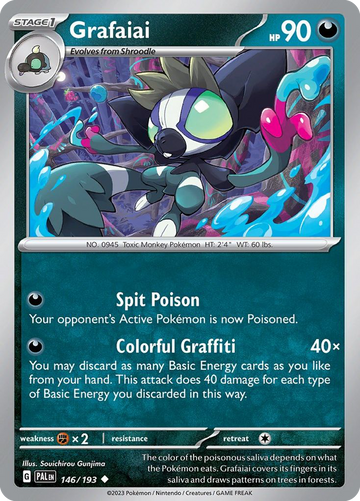 146/193 - Grafaiai - [Uncommon] - Reverse Holo